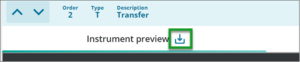 Download icon to get a copy of an instrument preview