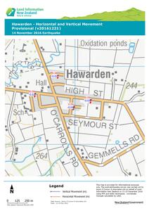 Hawarden Horizontal and Vertical Movement Provisional map