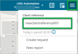 Screenshot of lws new client reference