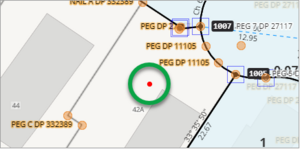 Placeholder highlighted in the Spatial View screen