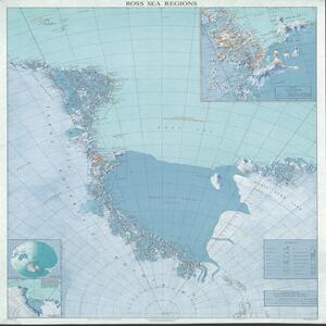 Map of Antarctic coastline showing the Ross Sea Regions