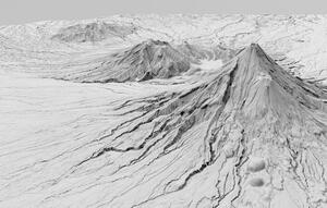 A 3D map of Mt Taranaki