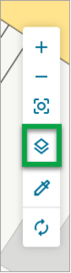 Toolbar with layers icon highlighted