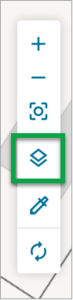 Toolbar with 'Layers' icon highlighted