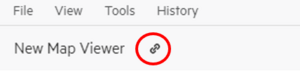 Click the icon next to the Help menu to create a URL to your data