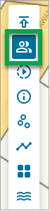 Screenshot of select enabled user icon from workflow controlbar