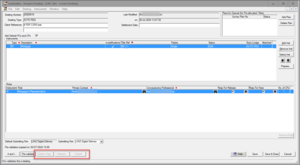 Landonline screenshot showing unavailable Legacy actions