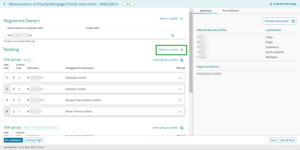 Restore to initial button.