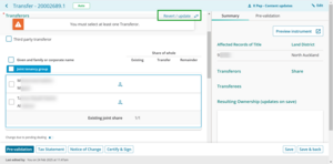 Revert update button.
