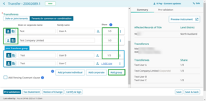 Individual and corporate icons.
