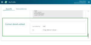 Changes edited message