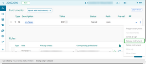 Release from 3dot menu