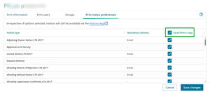 Select email top checkbox