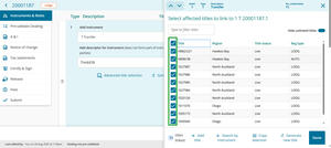 Select checkbox to add titles