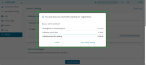Message asking if you wish to continue