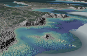 Data-generated image showing Island Bay in Wellington