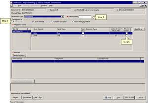 Screenshot of Prepare Dealing window with Step 2 and Step 3 indicated