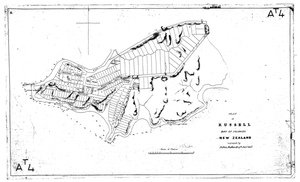 Old map of Russell