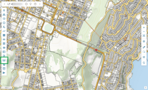 screenshot of spatial capture screen, highlighting Plan Generation icon on left-hand toolbar.