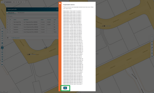 image of spatial capture with the error message fully displayed. OK at the bottom of the message is highlighted.