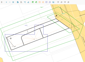 screenshot of define diagrams screen after enlarge diagram process is complete. Diagram A has an extra piece added on at the top right of the diagram.