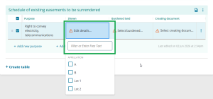 image highlighting the "shown" field and the Free-text box.
