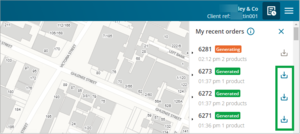 Screenshot of lws download icon