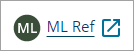 MLC reference link, showing ML in a black circle, and a hyperlink saying 'ML Ref'