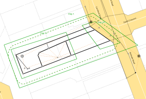 image showing a user-defined diagram A, with 2 user-defined diagrams AA and AB positioned inside diagram A.