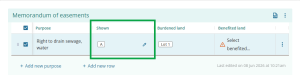 image highlighting the now populated Shown field.