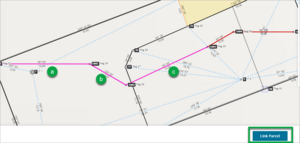 A screenshot of new parcel with multiple vectors selected 