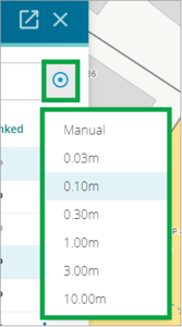 Screenshot of survey automatic mark linking function