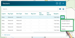 Screenshot of include a vector more actions menu