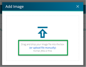 Screenshot of Add image panel