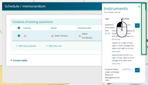 Screenshot of using the mouse or scroll wheel to scroll through options in the Creating document panel