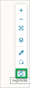 Screenshot of tools control bar regeneration