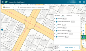 Initial view default layers 