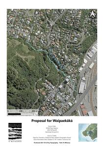 Map showing the location of Waipaekākā