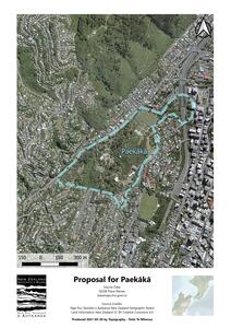 Map showing the location of Paekākā