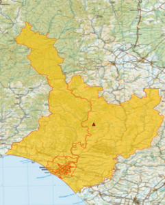 qgis map of the Whanganui District