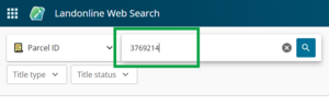 image of search title by parcel ID.