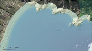 Image of a Digital Elevation Model of Tokerau Beach, Doubtless Bay, Northland. 