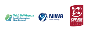  Toitū Te Whenua, NIWA and GNS Science