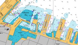 Map of Commercial Harbour area