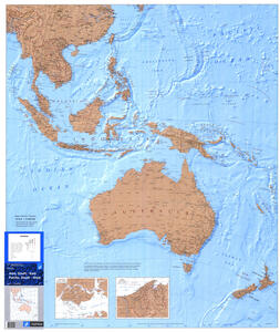 Map showing South-East Asia and the south-west Pacific