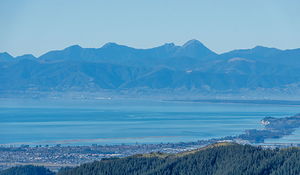 Scenic view of Blind Bay