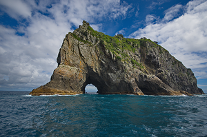 View across the water to Piercey Island