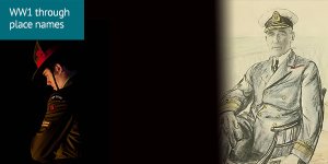 World War 1 through place names: a sketch of Commodore Reginald Tyrwhitt in his uniform by Francis Dodd (1874-1949)