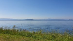 Photo of Lake Rotorua. 