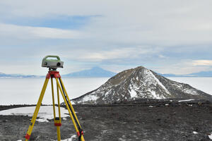 Survey equipment, Ross Sea Region, Antarctica
